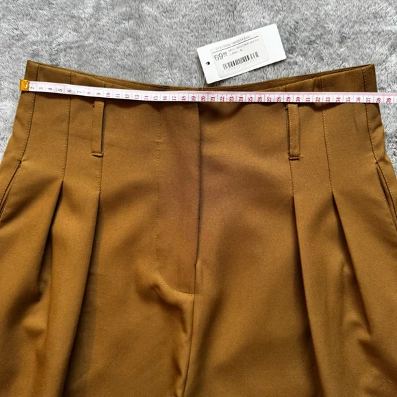 NWT Lioness High Waist Tailored Kaki/Mustard/Green/Brown Shorts - M - Picture 4 of 7